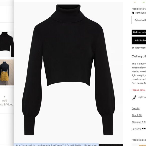 Wilfred Cropped Turtleneck - Picture 3 of 11